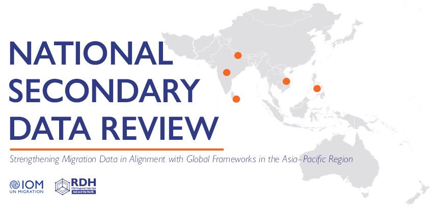 The @IOMAsiaPacific @RDHAsiaPacific's National Secondary Data Review (NSDR) compiles a wealth of national and international migration data sources to strengthen evidence-based decisions in the Asia-Pacific region.🌏 Stay tuned for more NSDRs! #Migration #Data #AsiaPacific