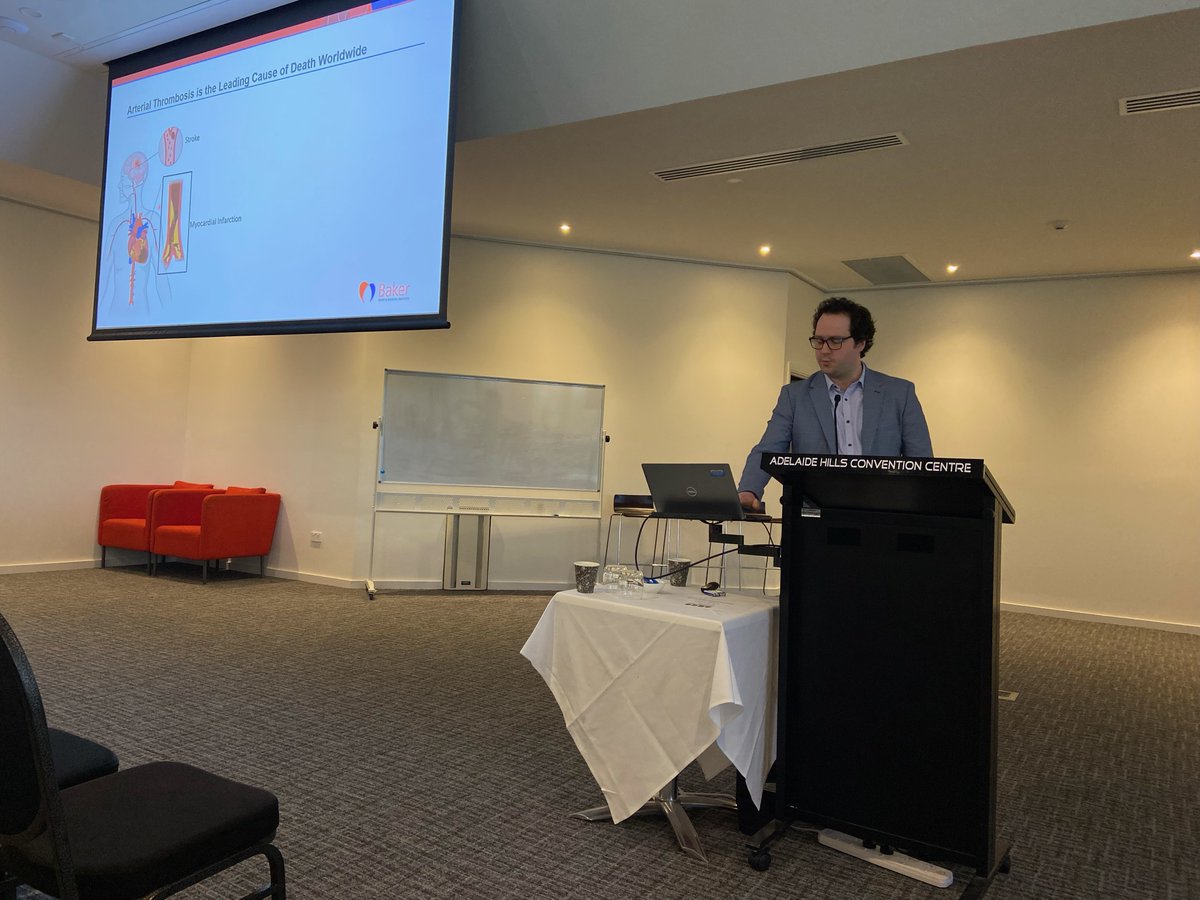 Australian Vascular Biology Society (@avbs_org) on Twitter photo Kicking off our ECR Rising Stars was Dr Mitch Moon <a href="/MitchMoon1/">Dr. Mitchell Moon</a>, who spoke on his fascinating proteomics on platelet-derived extracellular vesicles. <a href="/BakerResearchAu/">Baker Institute</a> #2023JointASM Kicking off our ECR Rising Stars was Dr Mitch Moon <a href="/MitchMoon1/">Dr. Mitchell Moon</a>, who spoke on his fascinating proteomics on platelet-derived extracellular vesicles. <a href="/BakerResearchAu/">Baker Institute</a> #2023JointASM