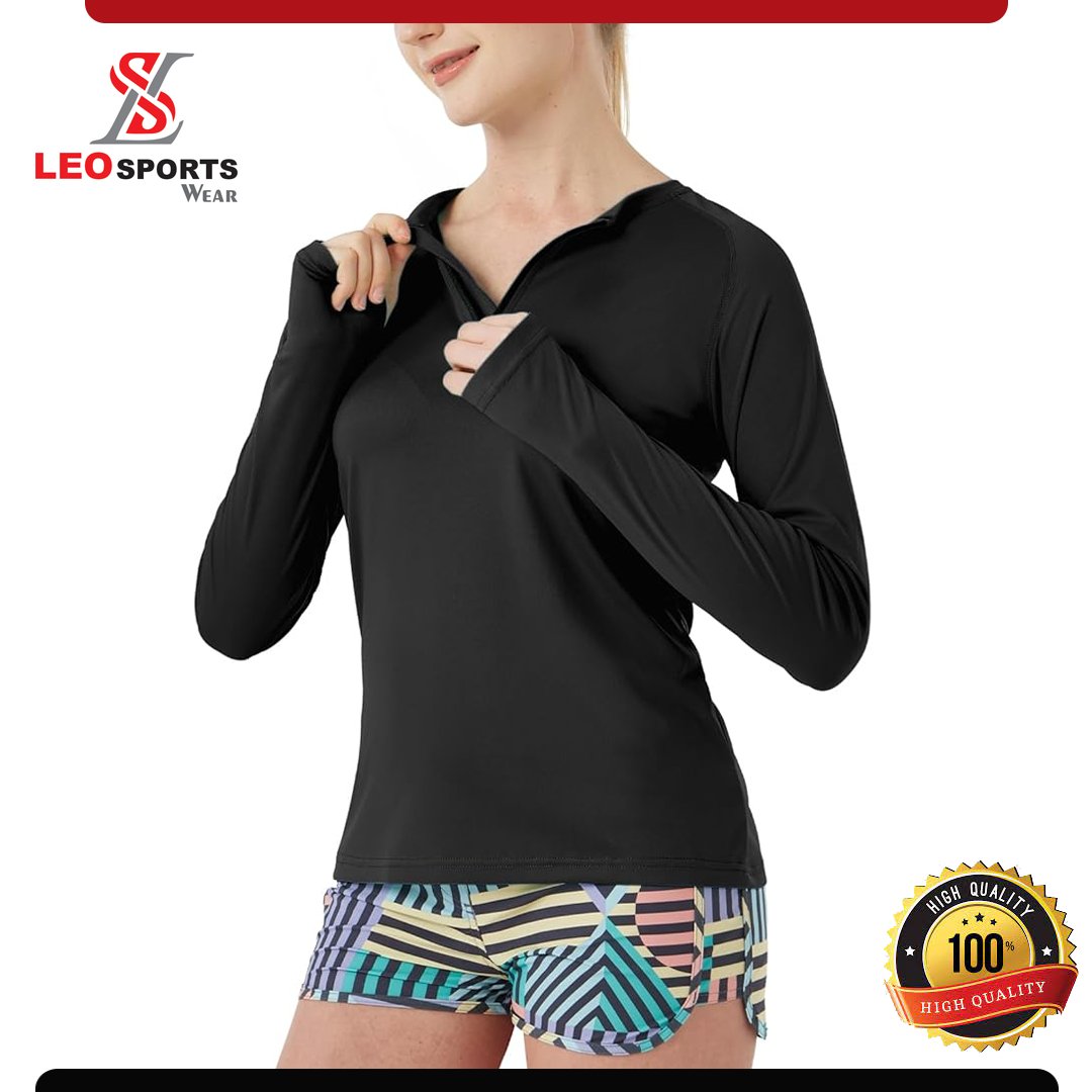 📖Women's Standard Outdoor Quick Dry, Zip Long Sleeve Shirt 
 
➛100% Polyester
➛Imported
➛Pull On closure
➛Machine Wash 
🏭Kashmir,road, Pakagarha,Sialkot/Pakistan
📲03081441366
📧Leosportswear990@gmail.com
#womensstyle #womensfashion #womenswear #womensshirts