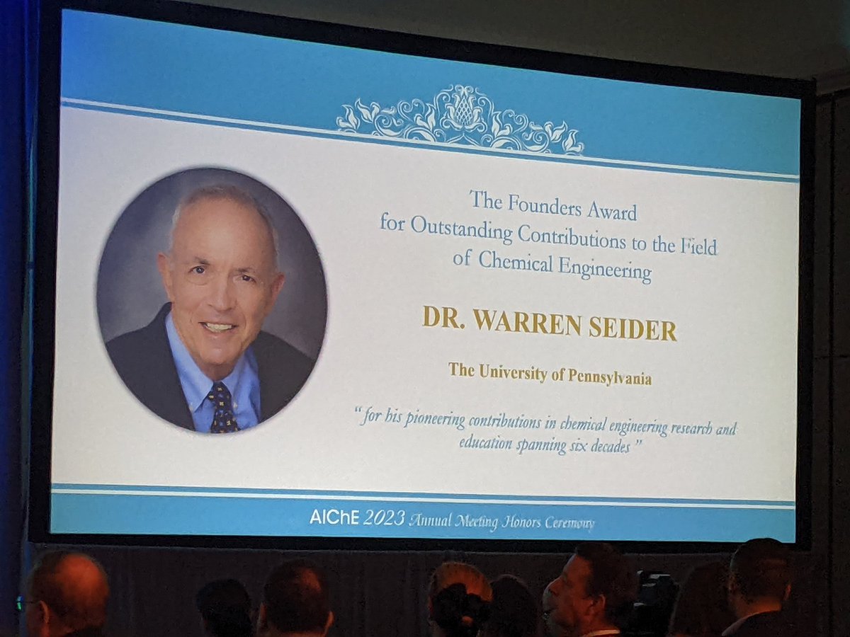 Chinedum Osuji (@osujichinedum) on Twitter photo Congratulations Warren, on your AIChE Founders Award. <a href="/PennEngineers/">Penn Engineering</a> <a href="/CBE_Penn/">Chemical and Biomolecular Engineering, Penn</a> Congratulations Warren, on your AIChE Founders Award. <a href="/PennEngineers/">Penn Engineering</a> <a href="/CBE_Penn/">Chemical and Biomolecular Engineering, Penn</a>