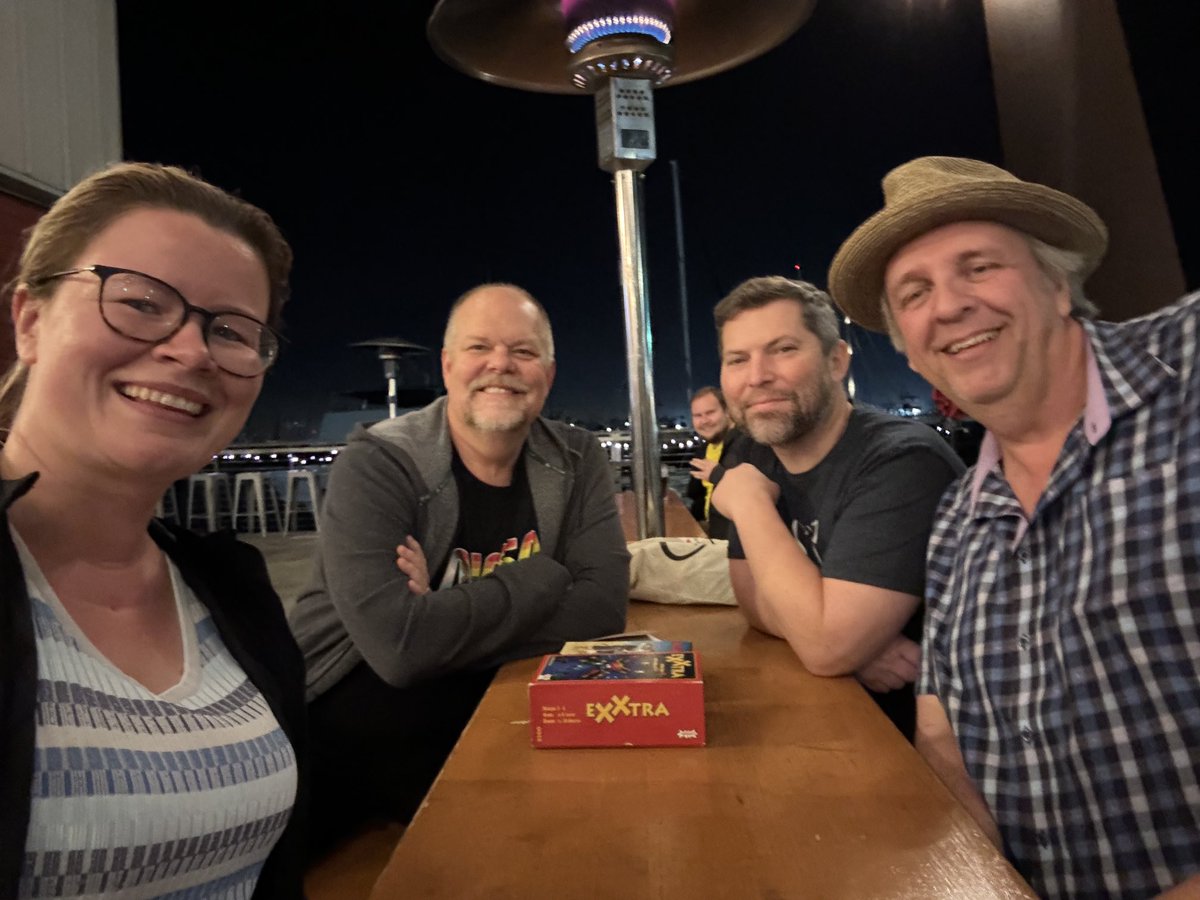 cardboardpusher's tweet photo. We won #sdhist !
Or at least we were the last to leave. Great final night out with an amazing group of friends. @Wojtowicz_N @djackthompson @WargamesToGo https://t.co/s68ubQXigU