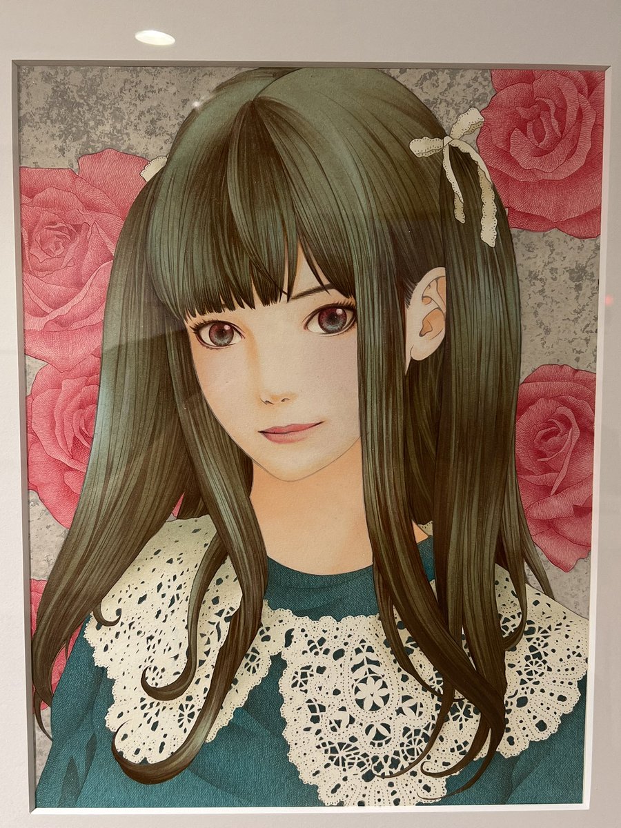 「こちらのツインテールの女の子、肌の色の配合が奇跡的にうまく行きました。その後なか」|きたがわ翔のイラスト