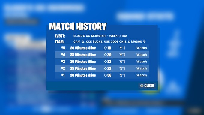 BuckeFPS's tweet photo. Somebody has to be the villain.

🏆 1st place SQUAD Cash cup 🏆

5/5 wins won tourney in 5 games

@bugha https://t.co/AYPlzzXzWK