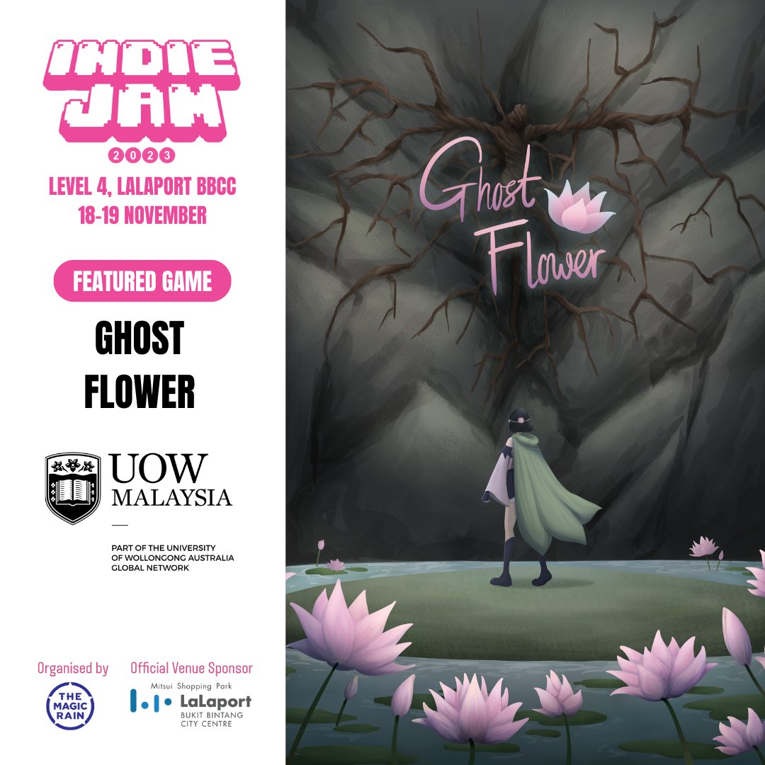 NoctProduction's tweet image. Welcome to the official twitter/X page for Ghost Flower, we will be sharing more information about the game soon! Stay tuned!
BUT! our first major annoucement from us is that we will be boothing at Indie Jam 2023! See you guys there!
#indiedev #gamedev #studentgame