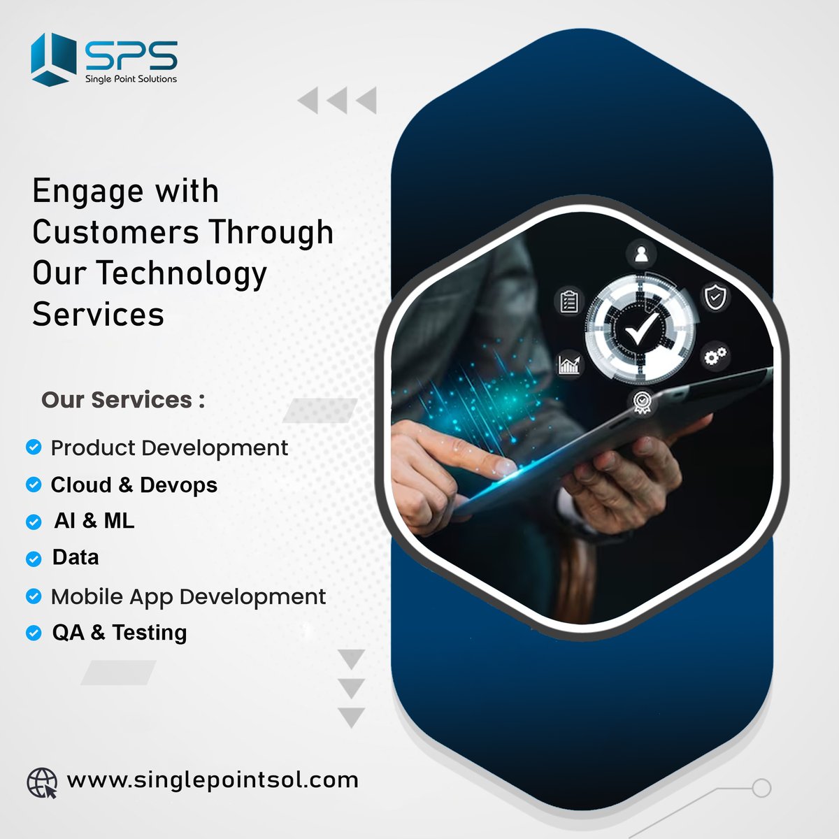 SinglepointSol1's tweet photo. Get Ready to Grow Engagement and Expand Business Reach with SPS!

Singlepoint Solutions – Your One-stop Solution for All Your Digital Needs.

We are the emerging software development and business consulting company in India.

🌐 https://t.co/xGGoVahcip

#SPS https://t.co/zsPa7IGgF2