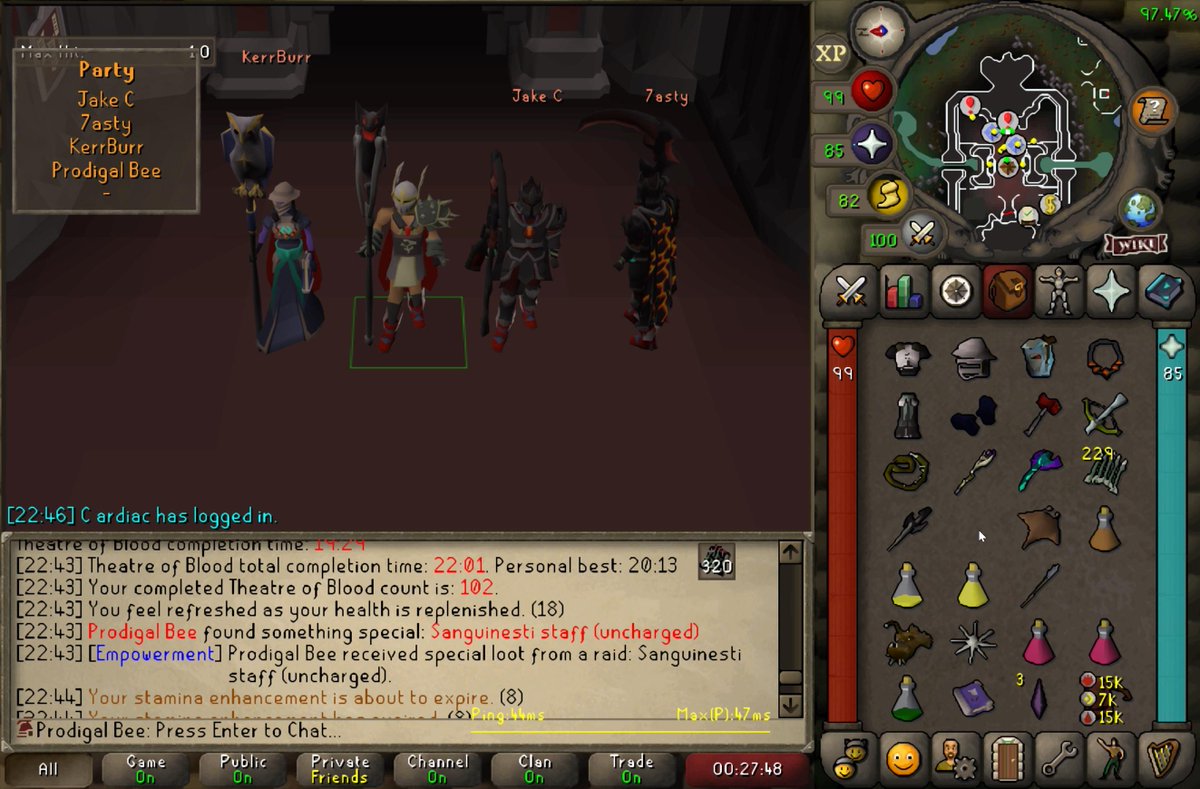 TpapaTV's tweet photo. SANG STAFF 102KC NO DEATHS BTW https://t.co/L768HJTgQt
