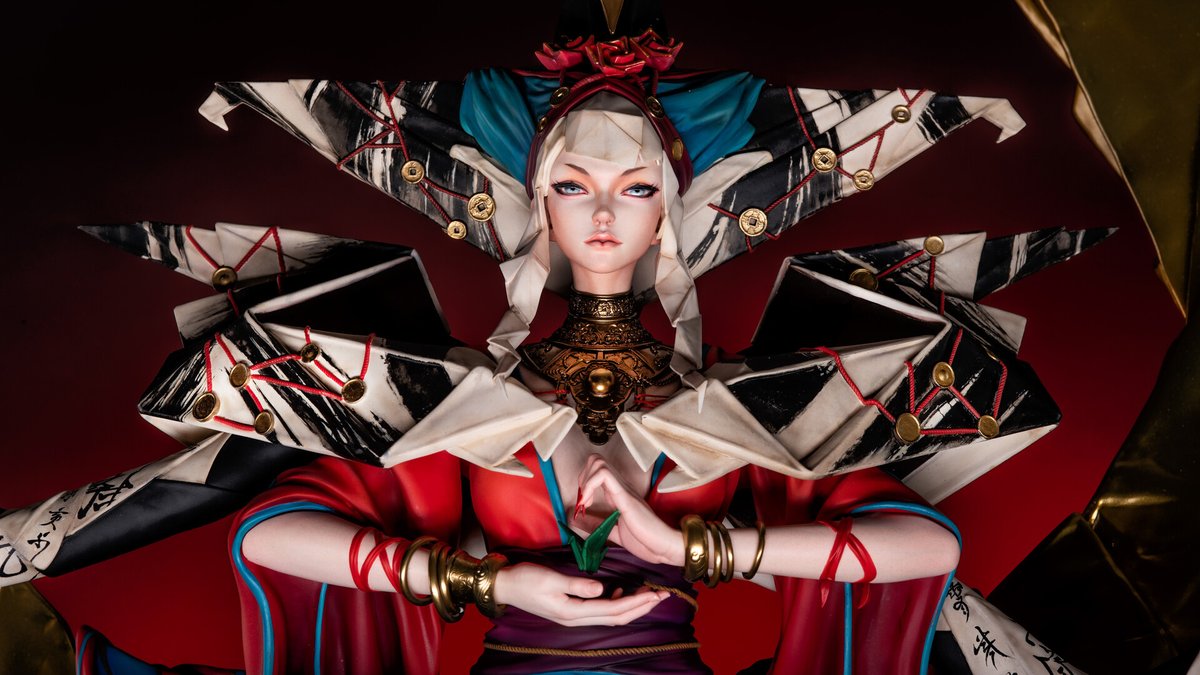 QIUjohn2's tweet photo. happy  to showcase our no.3 statue that I worked on with
@mujumonster
It was delayed longer because of the epidemic, finally finished.
we should be moving to preorder shortly next year    Concept and Direction:
@mujumonster
3D :
@QIUjohn2
paint :
@BombAce_Andy
photo：
@Chezterrrr https://t.co/x3iYRM98D9