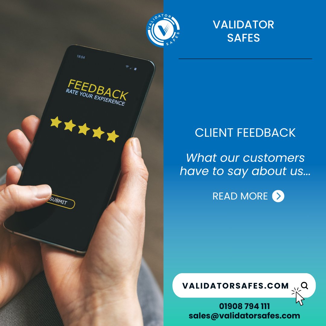 validatorsafes's tweet photo. 🤩 Don't just take our word for it, we’re incredibly honoured to have some amazing customers who love our products as much as we do, here’s what some of them have to say.
--
Learn more at https://t.co/YNQ5HLrzWi
--
--
#ValidatorSafes #Reviews #Feedback https://t.co/G7BMurzeaM