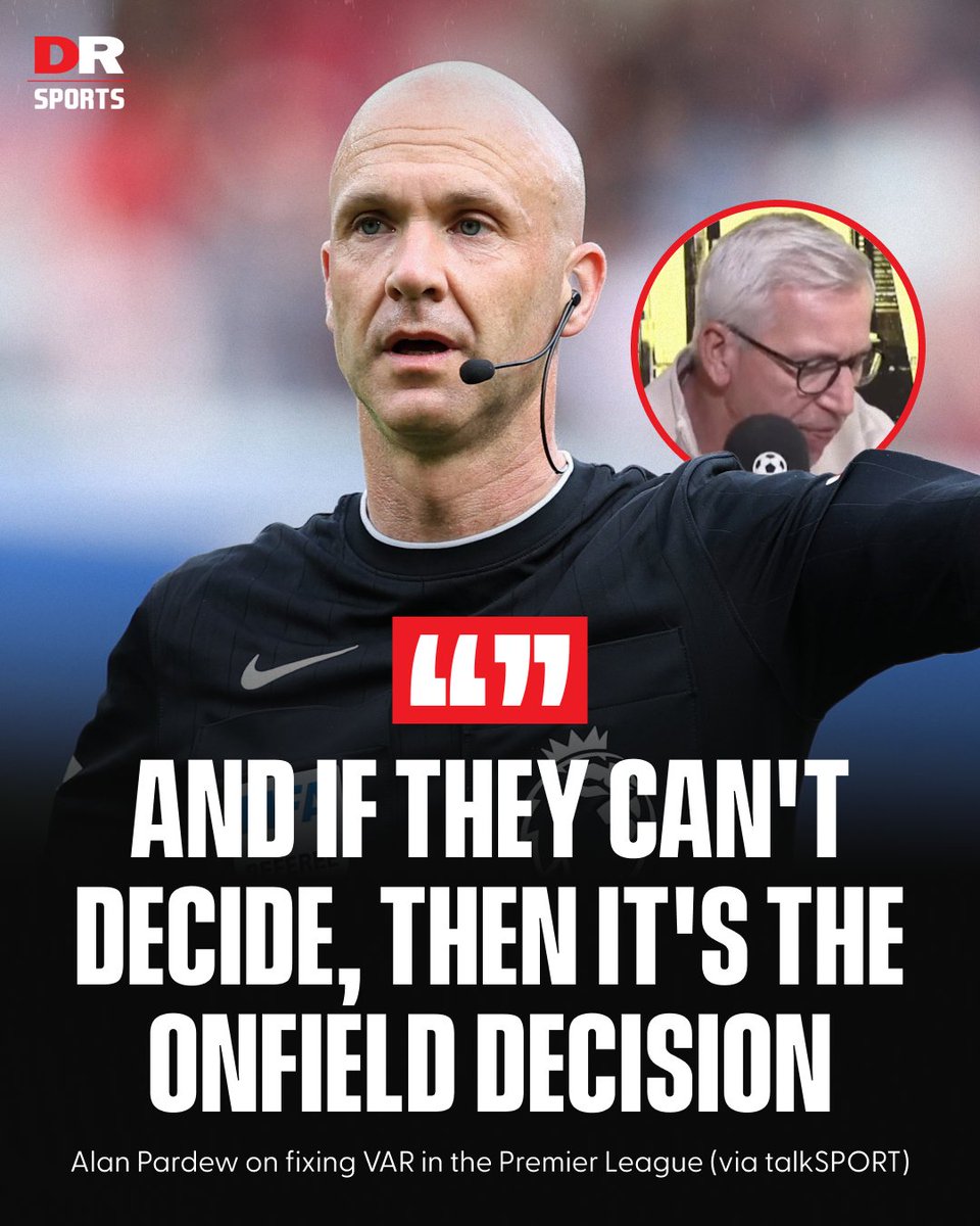 drsportsmedia's tweet photo. What would you do to improve VAR? 🤔
#Pardew #PremierLeague #PL #PGMOL https://t.co/Y5WugU3Uln