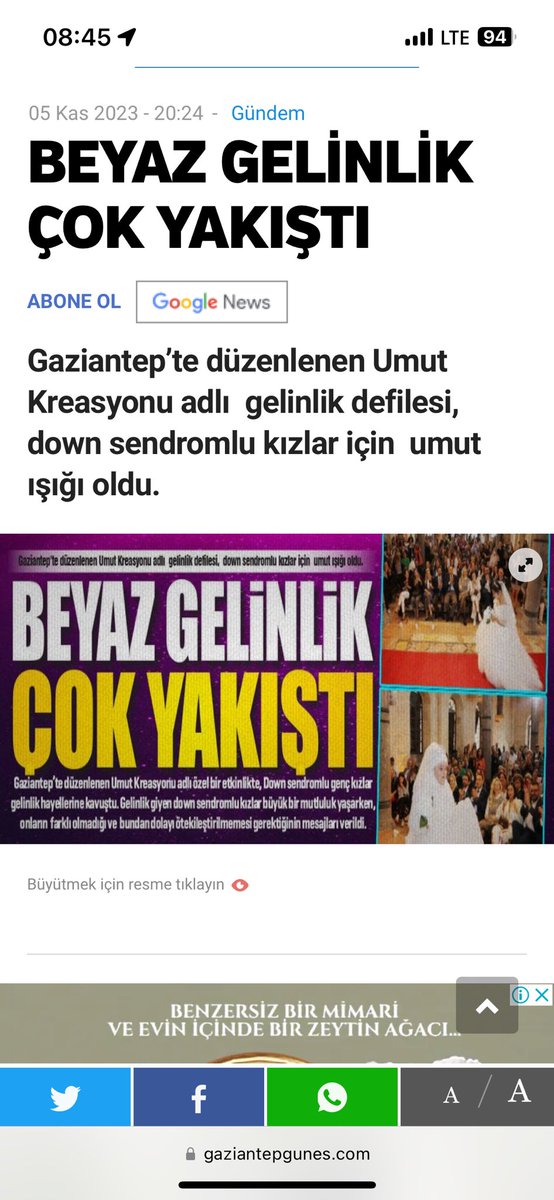 ZeugmaRotary's tweet photo. Gaziantep’te bulunan 5 Rotary ve 4 Rotaract Kulübünün ortak projesi olan “Umut Defilesi” bu seneki mottomuz olan “Dünya’ya Umut Ol” teması altında başarıyla gerçekleşti. Bu projenin amacı Down Sendromlu Kızlarımızı hayallerine ulaşmaları konusunda onlara yardımcı olmaktı. https://t.co/4XufWbiJac