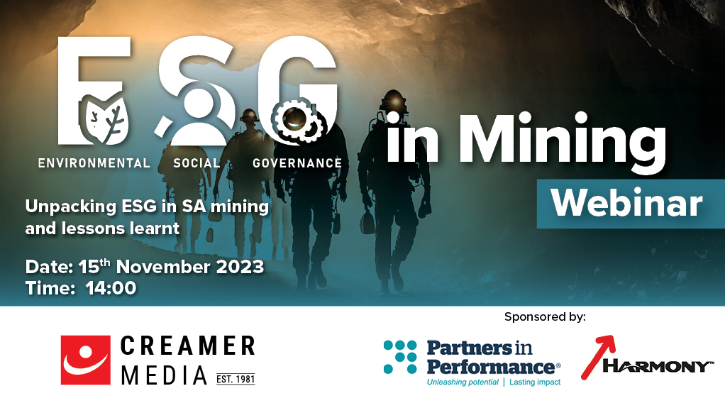 CreamerMediaZA's tweet image. Join @CreamerMediaZA on Nov 15, 2023, at 2PM as industry experts, including @HarmonyGoldNews and #PartnersInPerformance, unravel key questions in our ESG in Mining webinar.

𝐑𝐞𝐠𝐢𝐬𝐭𝐞𝐫 ➡️ ow.ly/c13w50PYujr

#Webinar #ESG #environment #social #governance #Mining