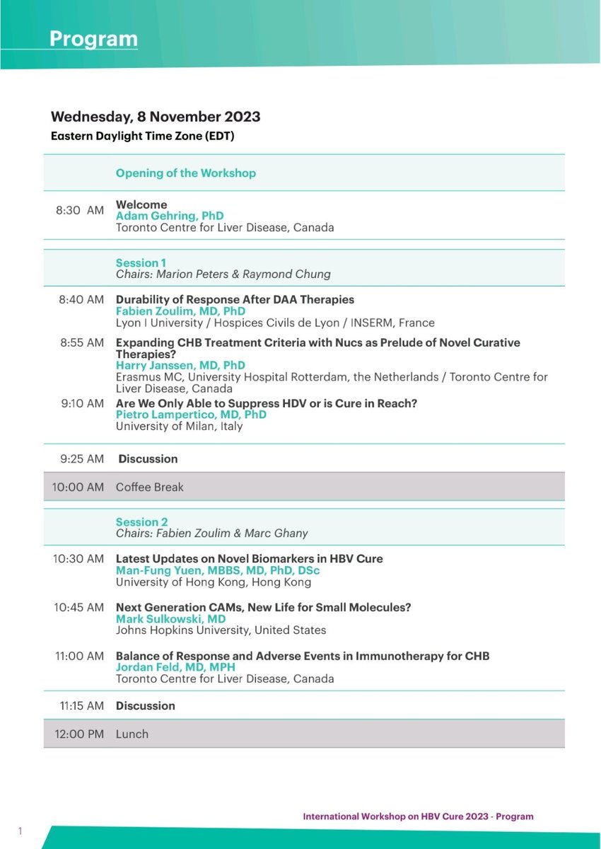 Join us at the International Workshop on #HBVCure2023 in 🇺🇸 on November 8th With over 250 million people affected by HBV worldwide we're accelerating the path to a cure Learn about groundbreaking treatments & collaboration strategies bringing hope to eradicate this deadly disease