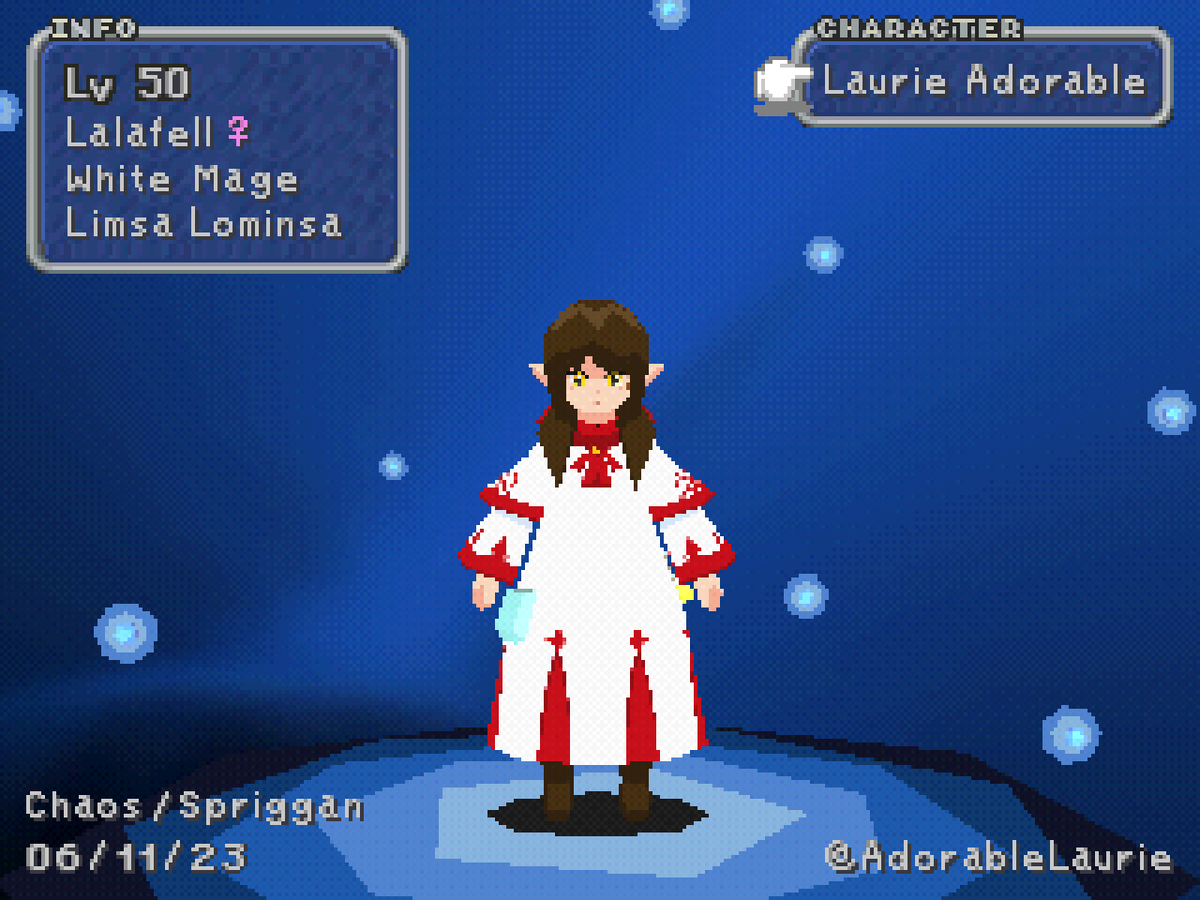 AdorableLaurie's tweet photo. logging in #PS1Share #FFXIV #lowpoly https://t.co/wk6q42eGoP
