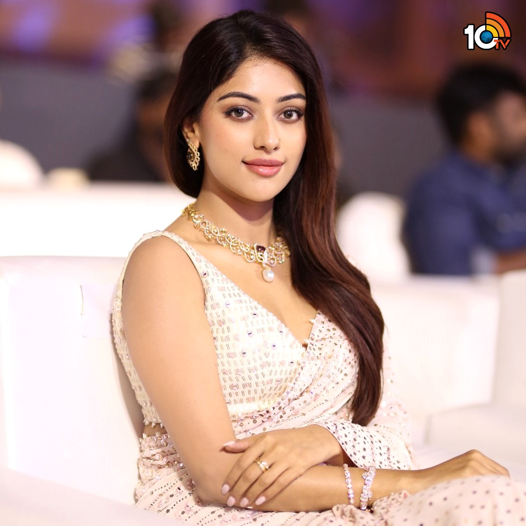 10TvTeluguNews's tweet image. #AnuEmmanuel At #japanmovie #PreReleaseEvent #10TV