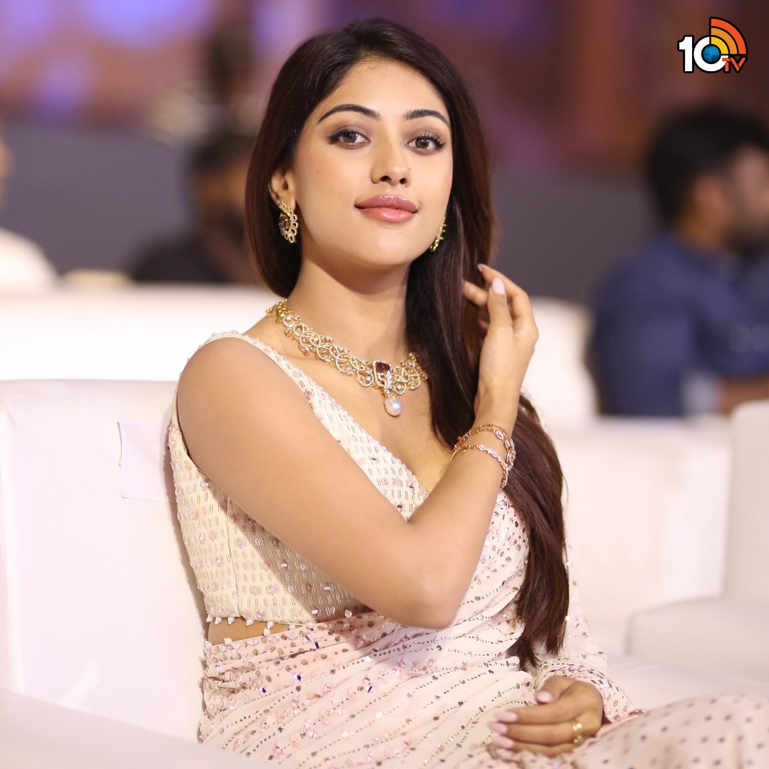 10TvTeluguNews's tweet image. #AnuEmmanuel At #japanmovie #PreReleaseEvent #10TV