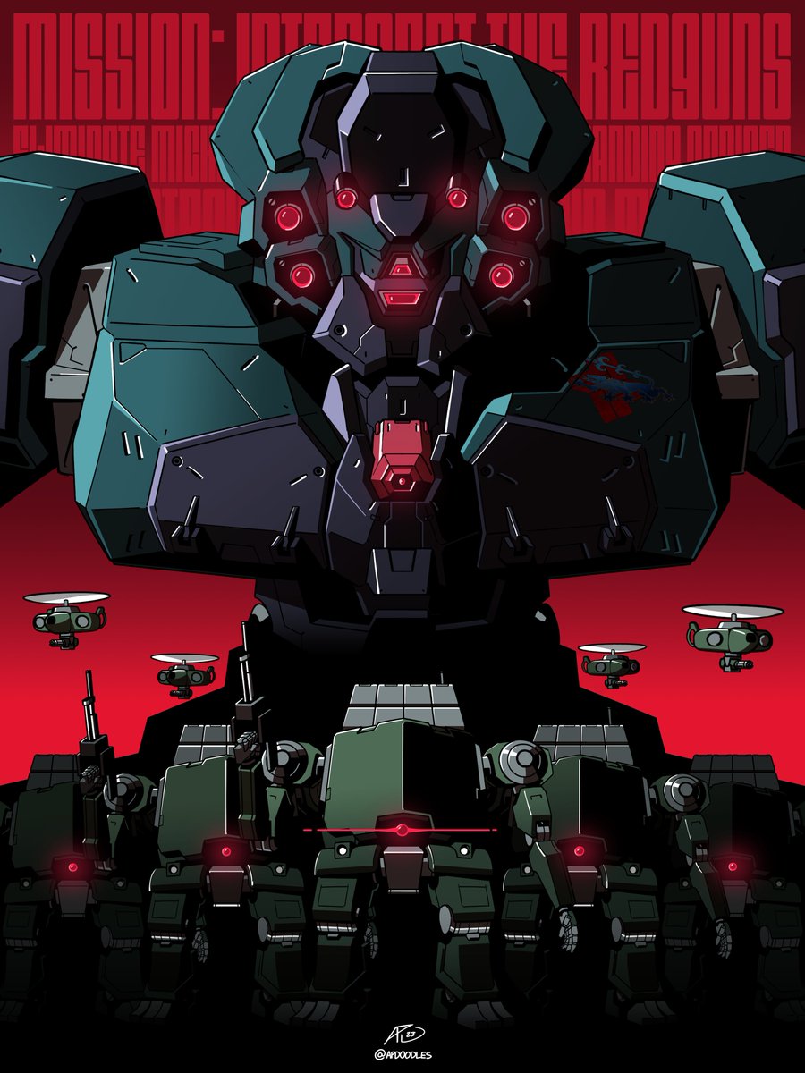 apdoodles's tweet image. MISSION: INTERCEPT THE REDGUNS

#ARMOREDCOREVI #AC6 #アーマードコア