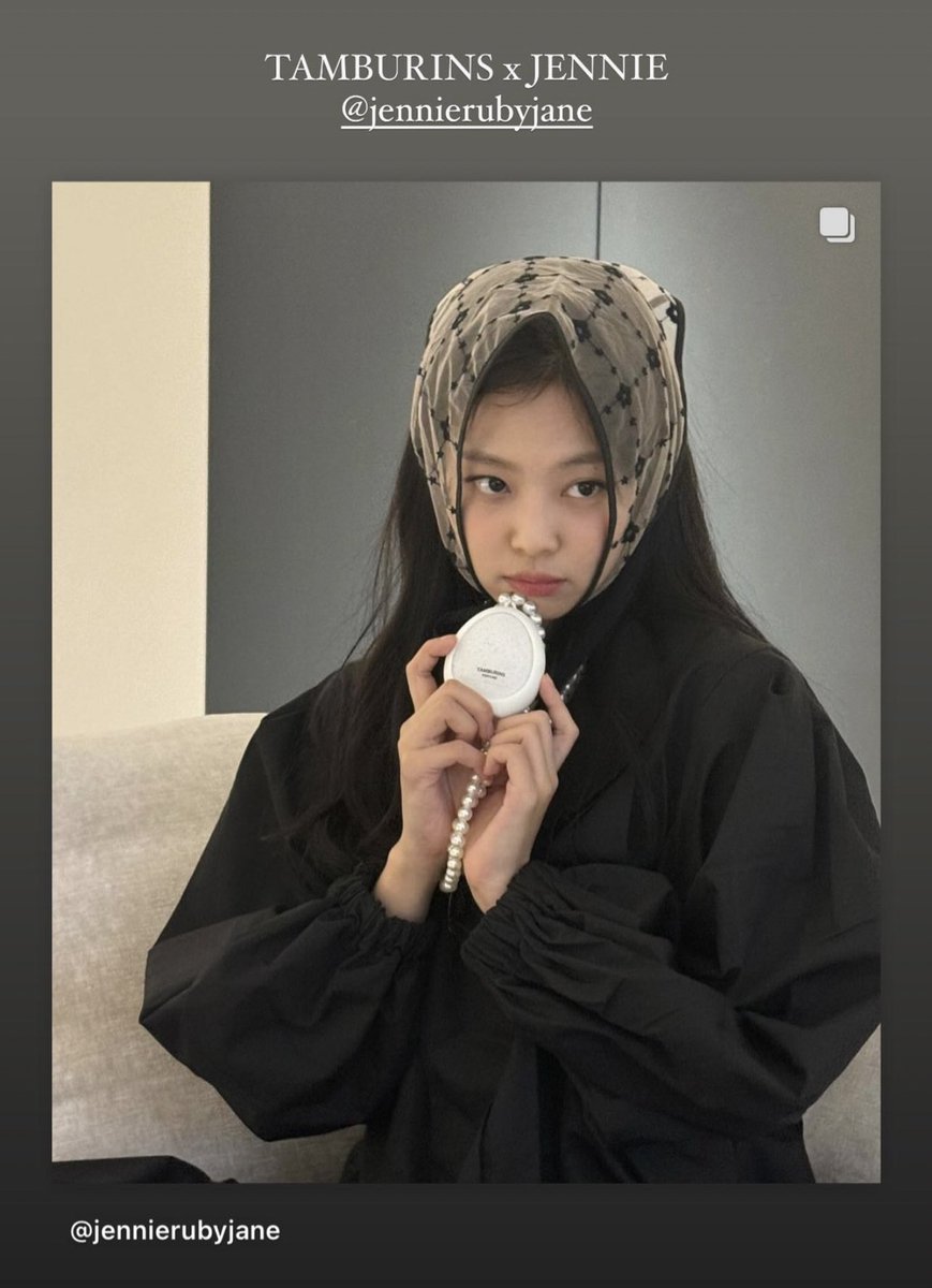 NEWSJENNlE's tweet image. 📸 231106 Tamburins Official Instagram update with #JENNIE 

“TAMBURINS x JENNIE @/jennierubyjane”