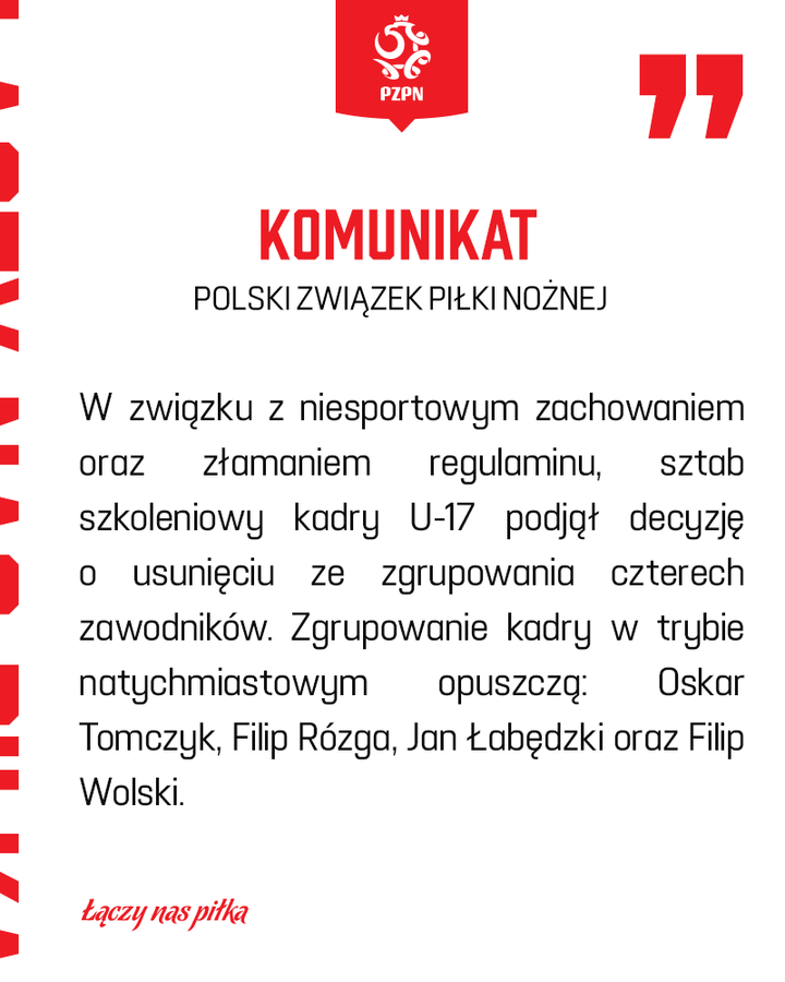 Komunikat PZPN