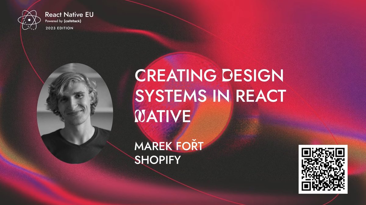 Over the last year, @Shopify's built a new design system in React Native for their apps. If you’re curious about the principles governing it, tune in to the talk from @marekfort about Shopify's case and building scalable design systems 📺 youtu.be/jKhLWl1MX5s?si…

More #RNEU2023…