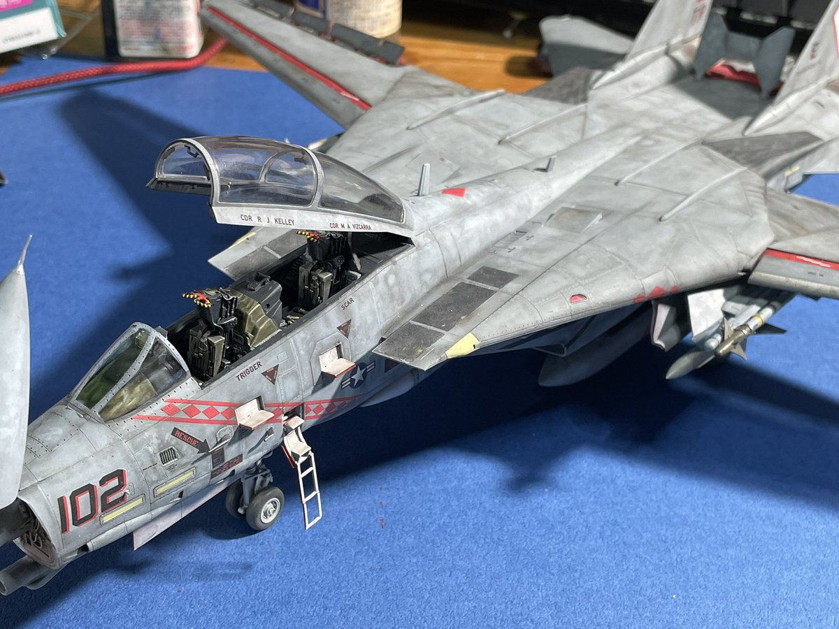 kurage_models's tweet photo. G.W.H F-14B完成しました。 https://t.co/U462xPGsAr