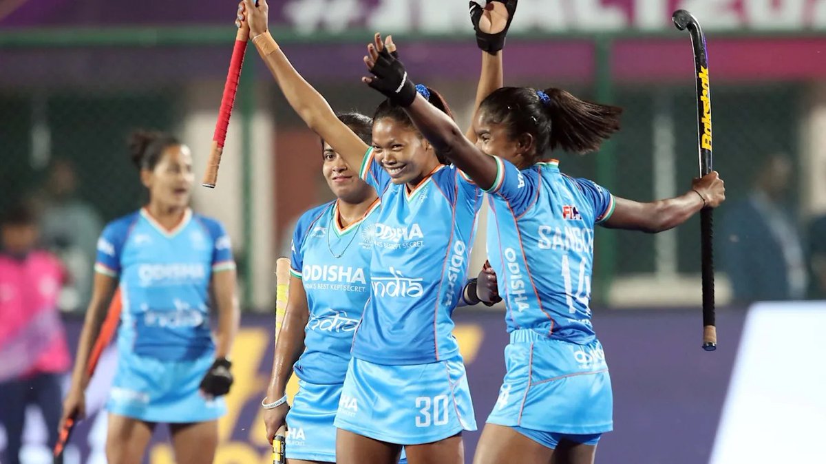 India's Nari Shakti excels yet again! 

Congratulations to our stellar hockey team for clinching the prestigious Gold at the Asian Champions Trophy 2023! Their outstanding display of skill, unwavering passion and relentless determination has indeed filled our hearts with pride.