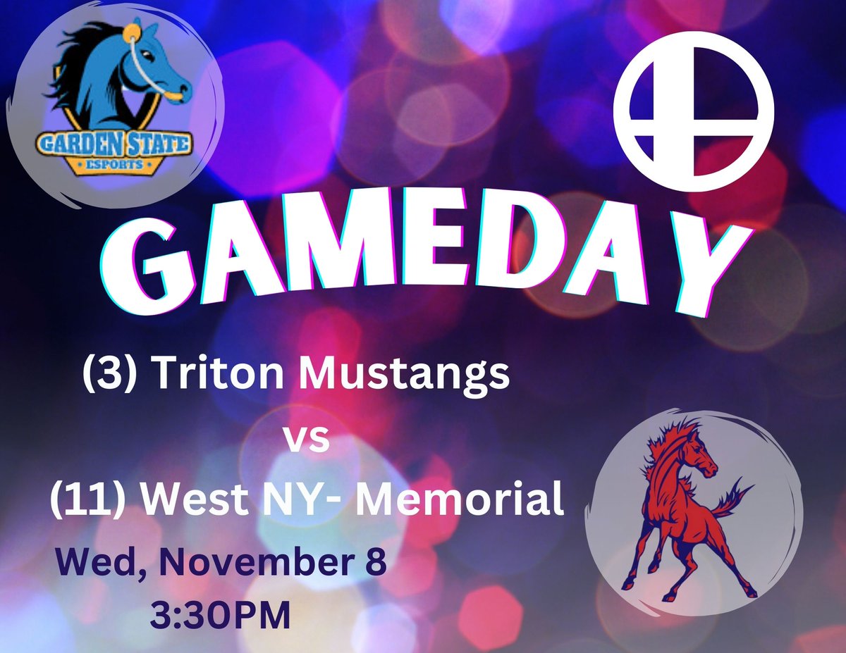 TRHS_eSports's tweet photo. Go Mustangs on your quest to the finals with @GSEsportsorg. We're ready to punch our ticket. See you on the stage. https://t.co/cRK56m2zeA