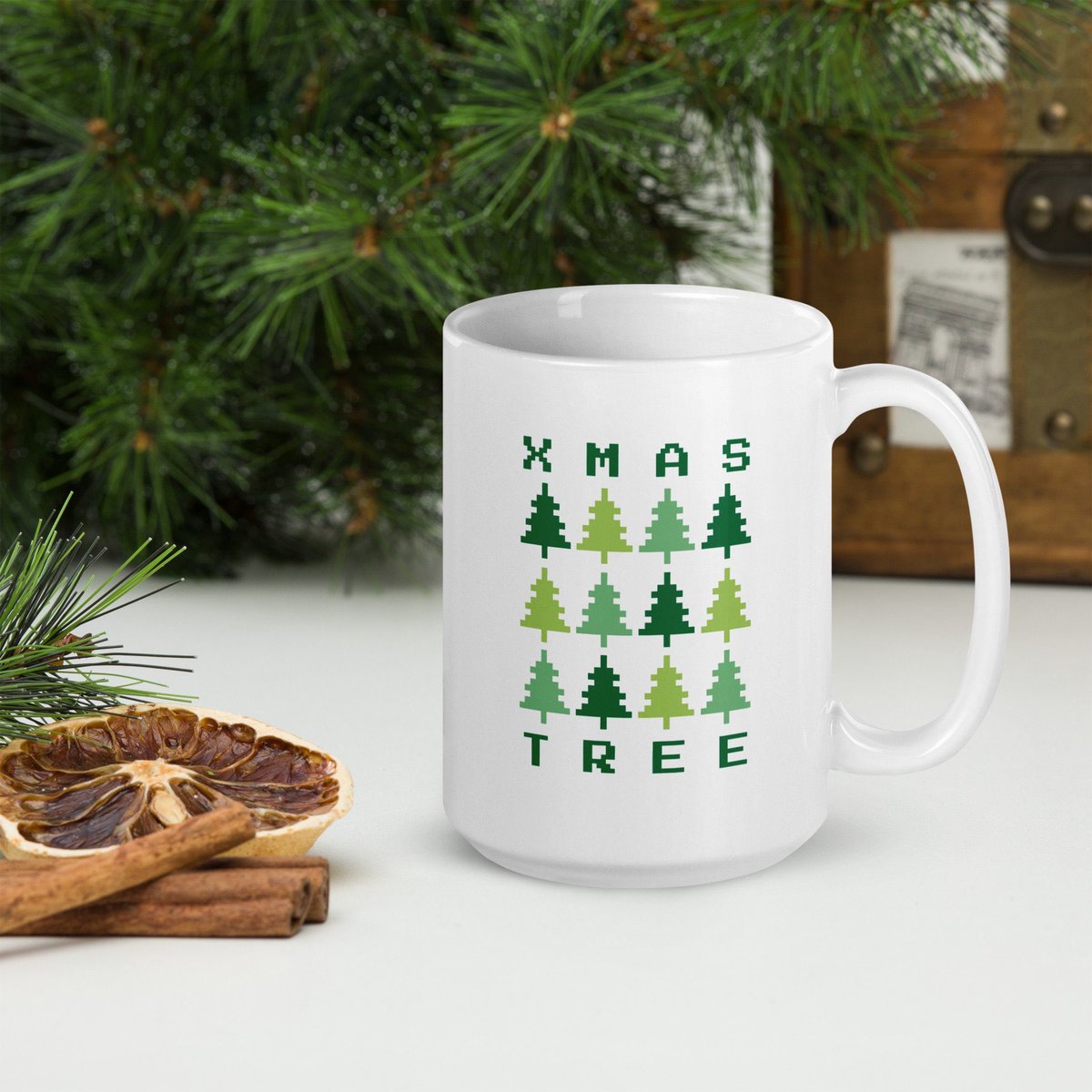 wheezybeez.etsy.com/listing/158202… #coffeemug #ChristmasTree #holidaymug #giftideas