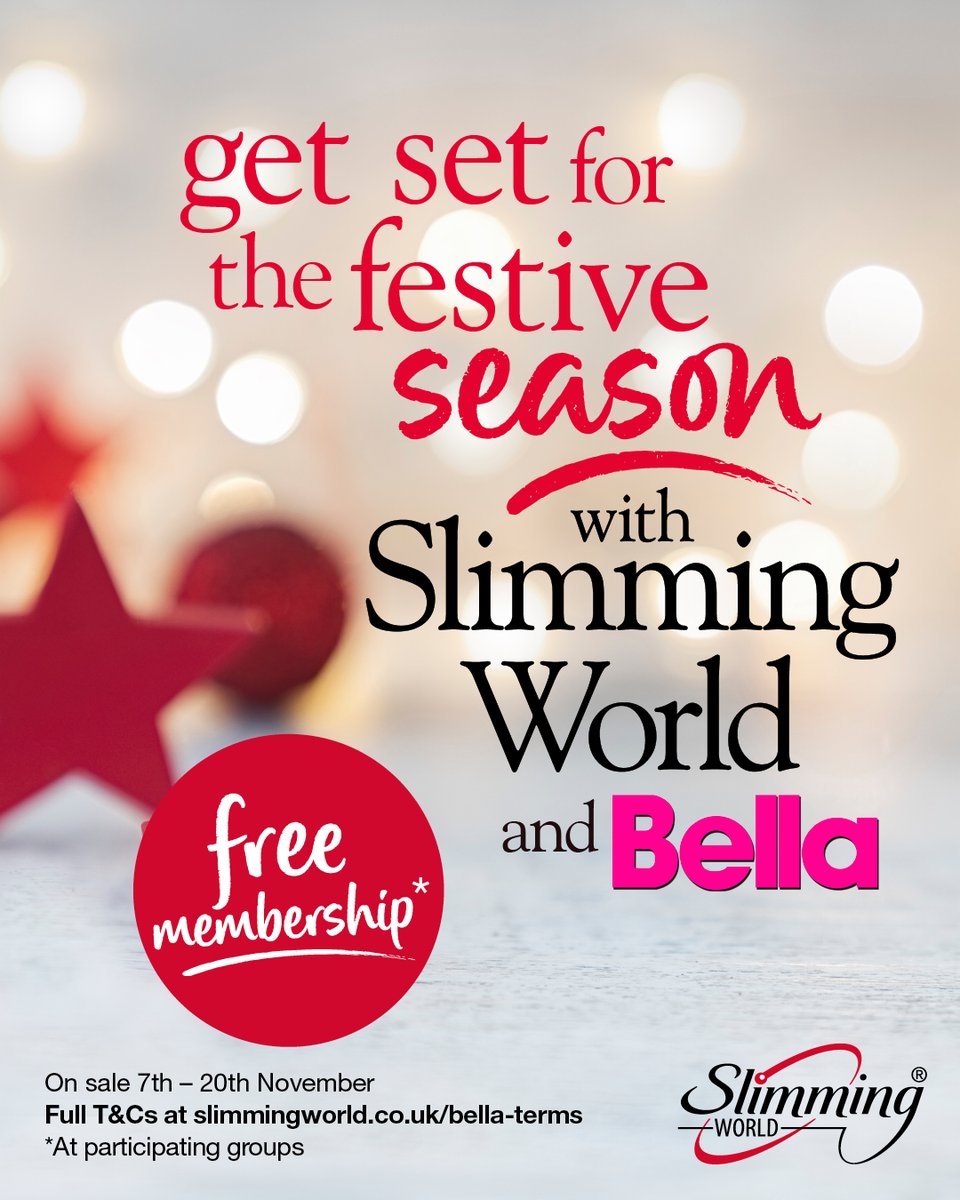 SWMelH_Kiddy's tweet photo. Fancy joining one of my Slimming World groups for FREE, saving £5😍?  Grab a copy of this week’s @bellamagazineUK for our free group membership voucher ✨. DM me for more info 💌. https://t.co/0W06c0pkhR