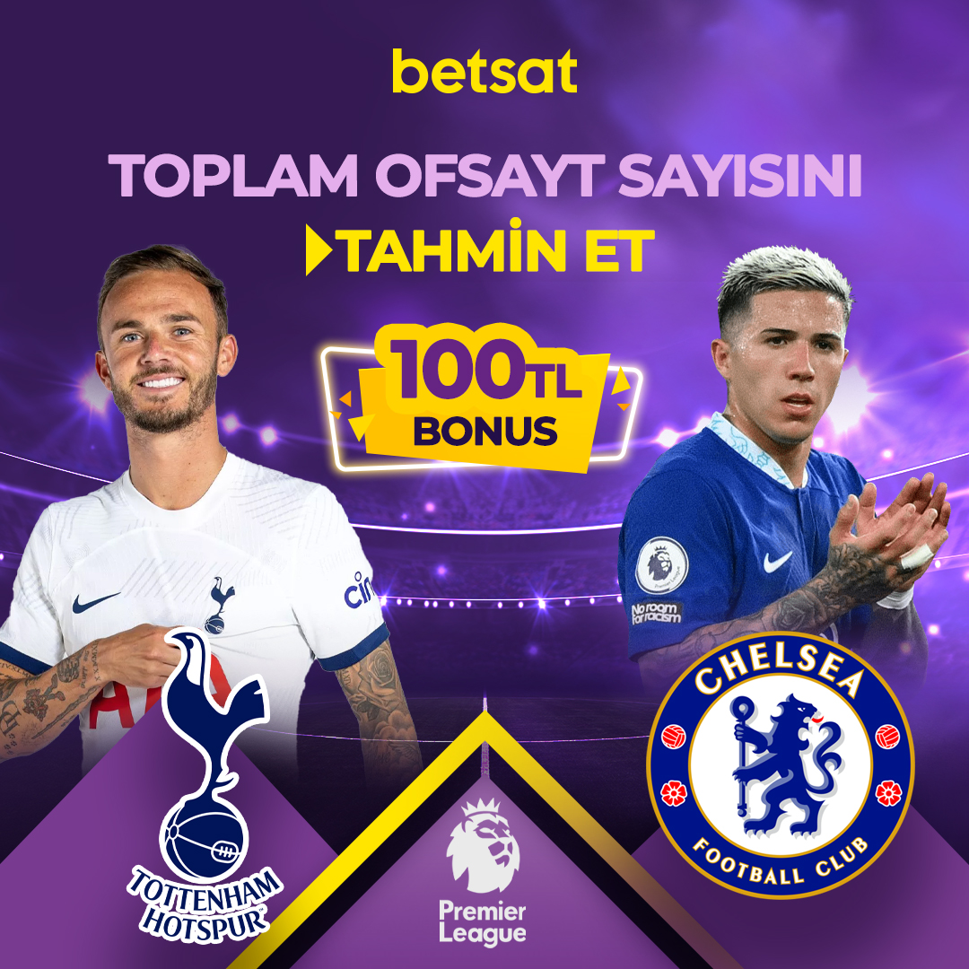 betsat_official's tweet photo. 🔥 Betsat'ta #PremierLeague  ile BONUS kazanmaya hazır ol!
 
🏳️Toplam #ofsayt sayısını tahmin et 1️⃣0️⃣0️⃣ TL bonus kazan. 

#Tottenham 🆚 #Chelsea 

Etkinliğe katılmak için linke tıkla:
➡️  https://t.co/YpgxCLgIJs ⬅️ https://t.co/ko0Mjj78zO