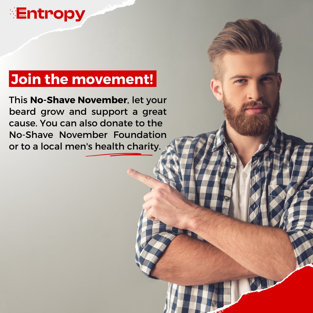 Let your beard grow this No-Shave November and support a great cause!

#noshavenovember #gillette #menshealth #menshealthawareness  #Beardbenefits @Gillette #NoShaveNovemberFoundation #gillette