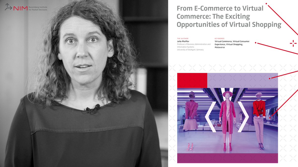 Get an overview of the issue!
Guest editor, Jella Pfeiffer, Professor of Business Administration and Information Systems, University of Stuttgart,  takes you on a journey into the fascinating world of #Virtualshopping 
youtu.be/jZEVYRW85mc

#nim #VirtualReality #Metaverse