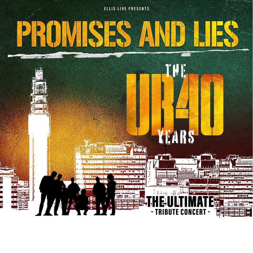 New on sale for 2024! PROMISES AND LIES- THE UB40 YEARS The Ultimate Tribute Concert Not to be missed! 📅 Friday 2nd of February 2024, 7:30pm tinyurl.com/d39hzdxj Box Office: 01524 64695 #lancaster #whatson #liveshow
