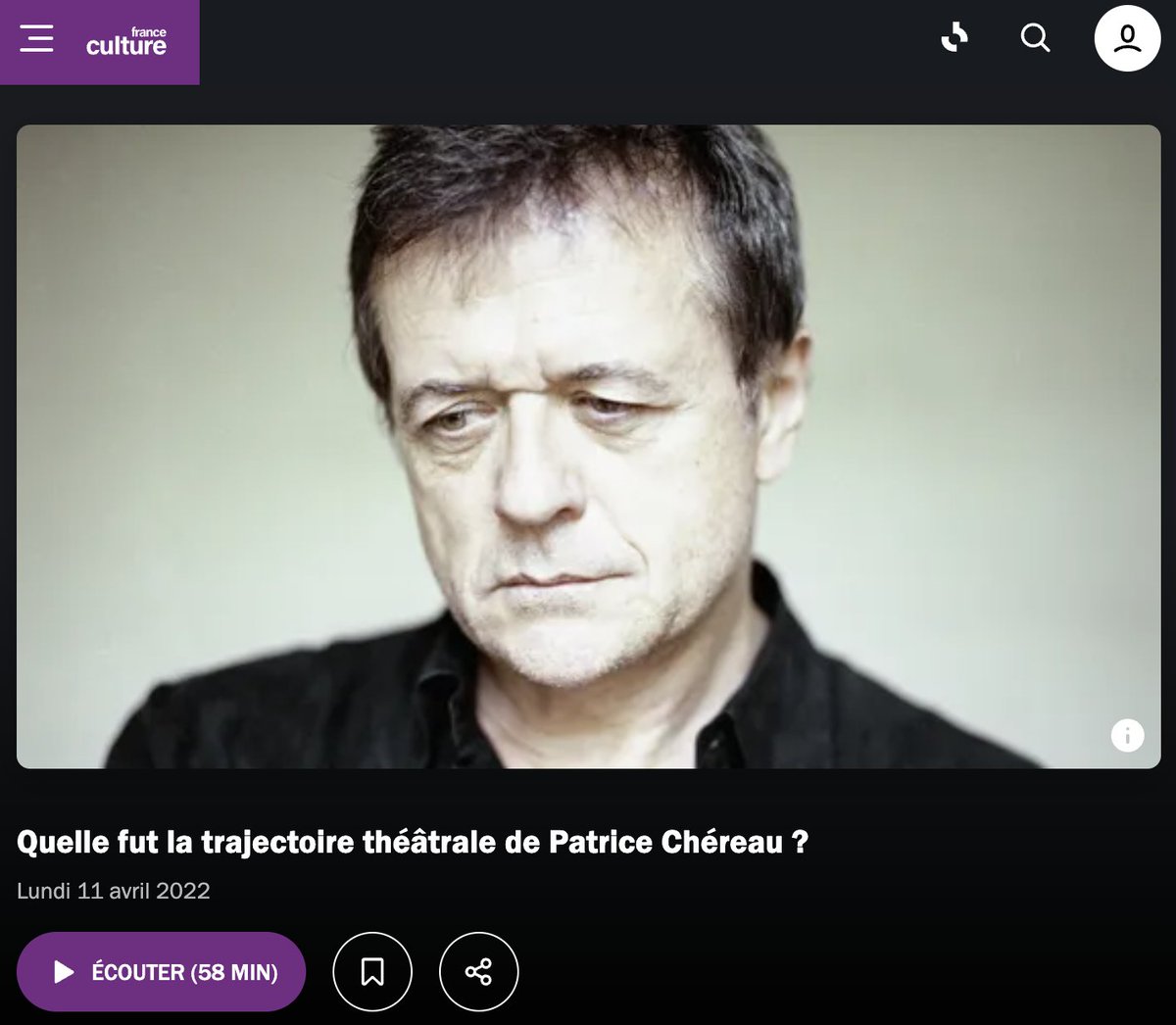 IMECArchives's tweet photo. [PATRICE CHÉREAU]
Dix ans après sa mort, @radiofrance rend hommage à ce grand artiste. Une sélection de podcasts à écouter sans modération!
«Quelle fut la trajectoire théâtrale de Patrice Chéreau?» #Sansoserledemander @franceculture
https://t.co/pyYqruIsWu
#imecarchives #archives https://t.co/WoVCbL2bsN