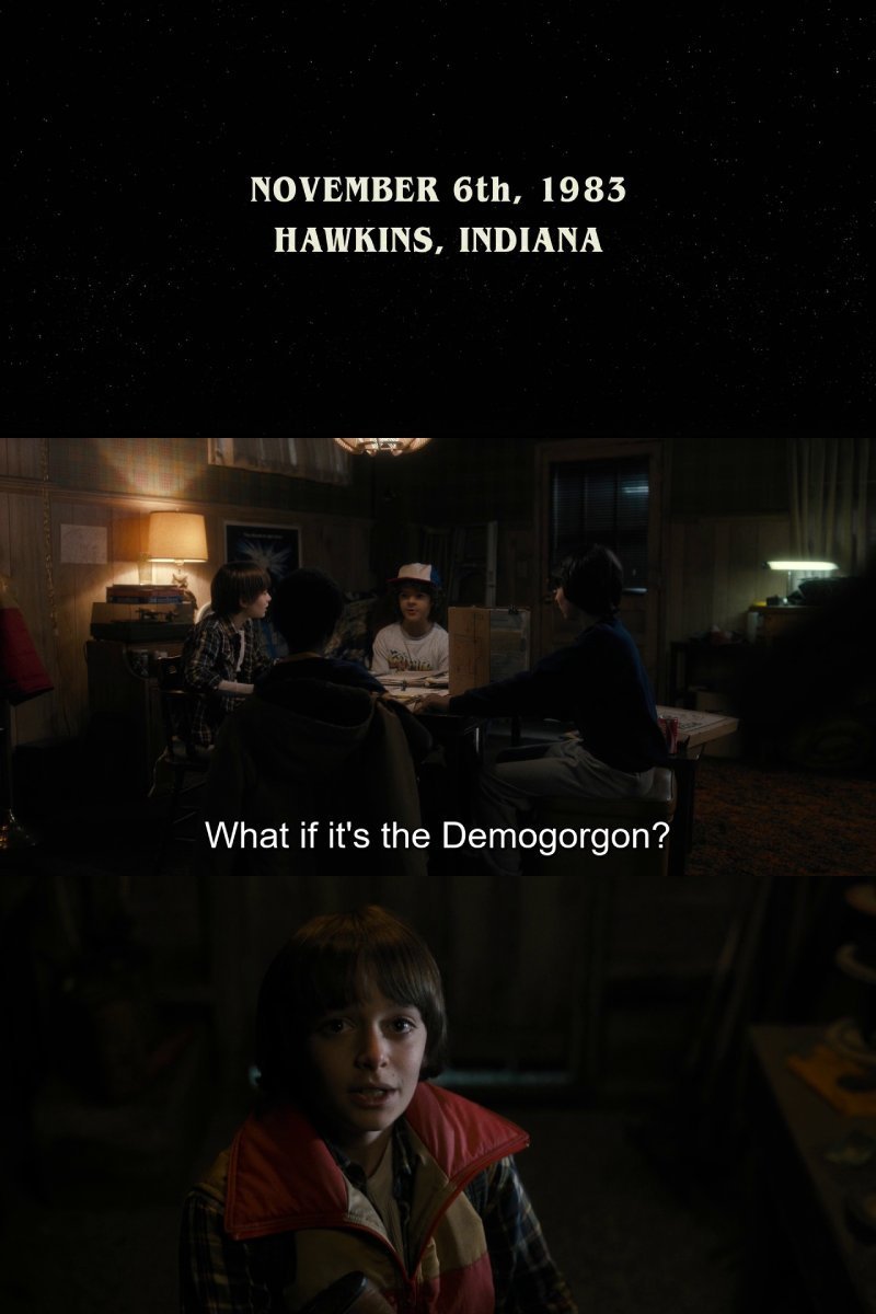 Nov 6th 1983 - 40 years ago today, Will Byers was abducted by a creature, which his friends later dubbed, the Demogorgon after scientists accidentally released the creature from a parallel dimension.

📺📅 Stranger Things (2016) #StrangerThings #StrangerThingsDay