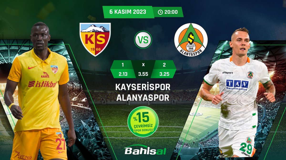 BahisalResmi's tweet photo. #Kayserispor 🆚 #Alanyaspor, #SüperLig'in 11. haftasında karşı karşıya gelecek. Yüksek oranlarla bahis yapmak için hemen giriş yap!🥳

Güncel kampanyalar için👉 https://t.co/Cg2y33adZ4

#futbol #bahis #çevrimsizbonus #bahisal https://t.co/pwQLDWPIrr