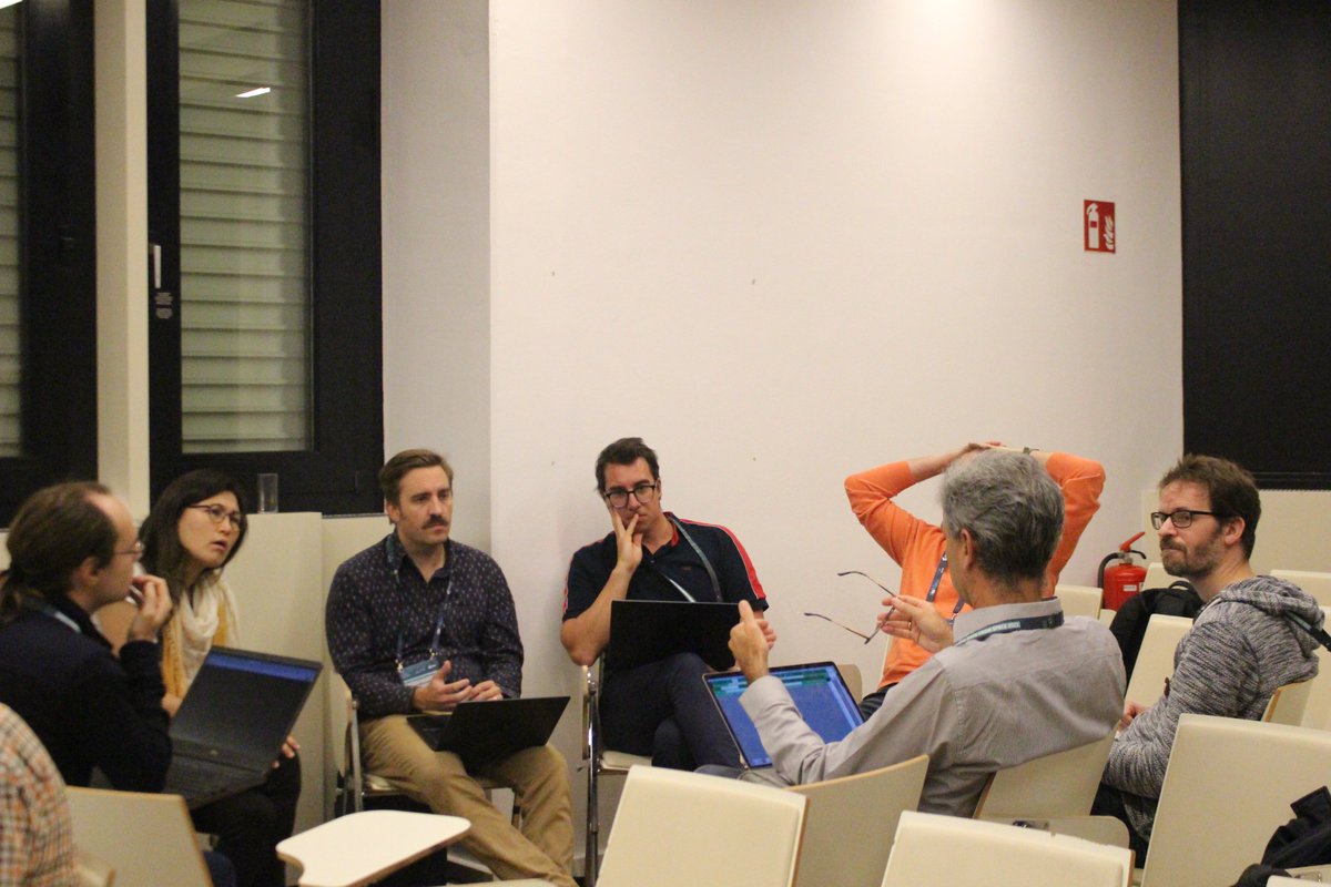EO_OPEN_SCIENCE's tweet photo. ⚡️Happening now at #BiDS23: the Joint #Code Sprint with @OSGeo , @pangeo_data and @qgis !

This year, the community is engaging in a community code sprint, working together on open source projects.
🔗https://t.co/bNiYH2uVgJ https://t.co/vtNDIibg1O