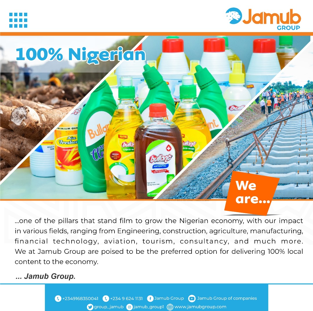 group_jamub's tweet photo. We offer the best services to our clients.
Visit us now @www.jamubgroup.com.
Or call +2349168350041 #jamubgroup #bullant #householdproducts #YourHomeOurPriority #addingvalue #ourclientourpride #Ournewproduct #abujanigeria #thinkjamubthinksolutions. https://t.co/jaUaOE9u9N