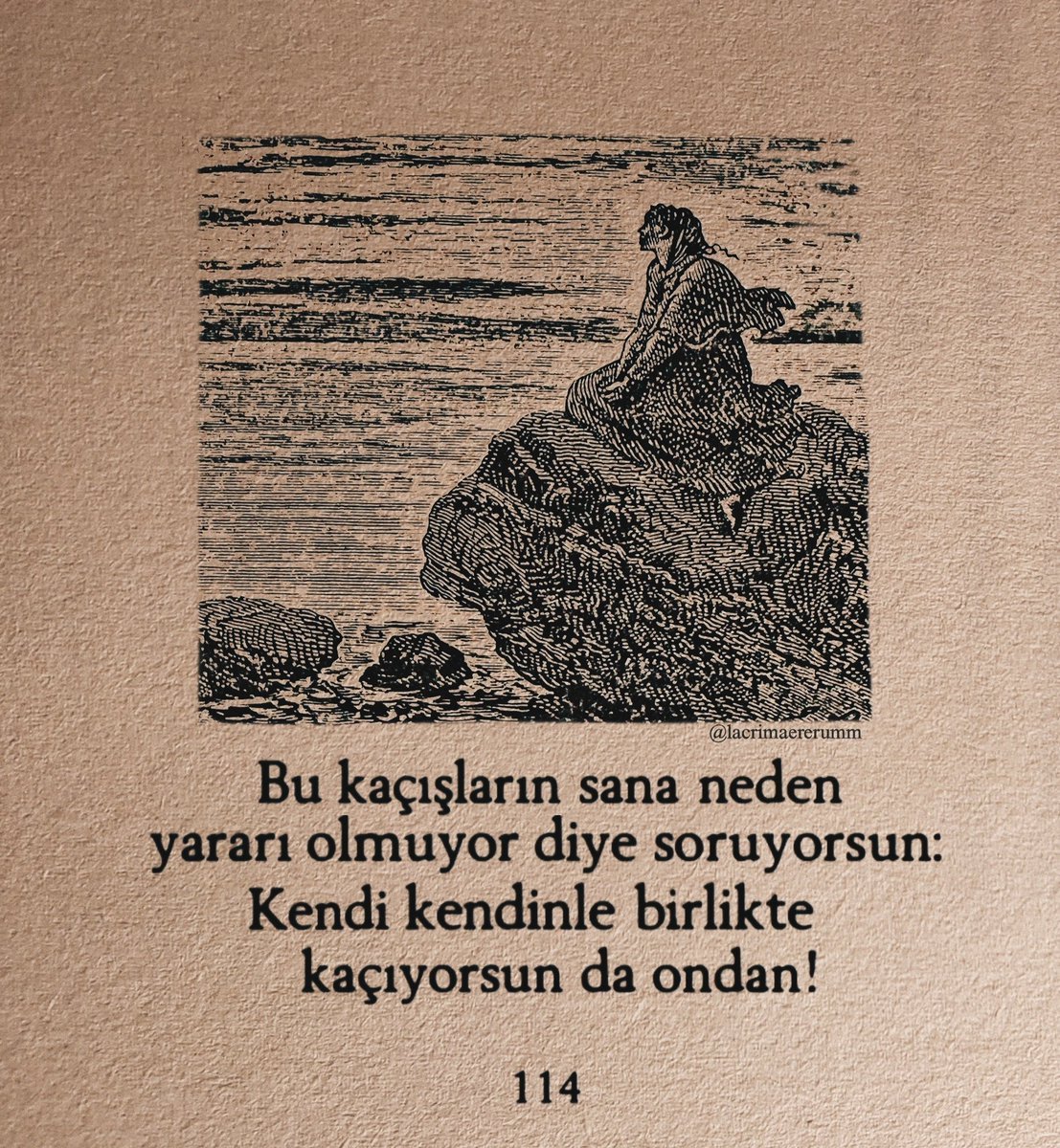 "Quaeris quare te fuga ista non adiuvet? Tecum fugis."

Seneca.