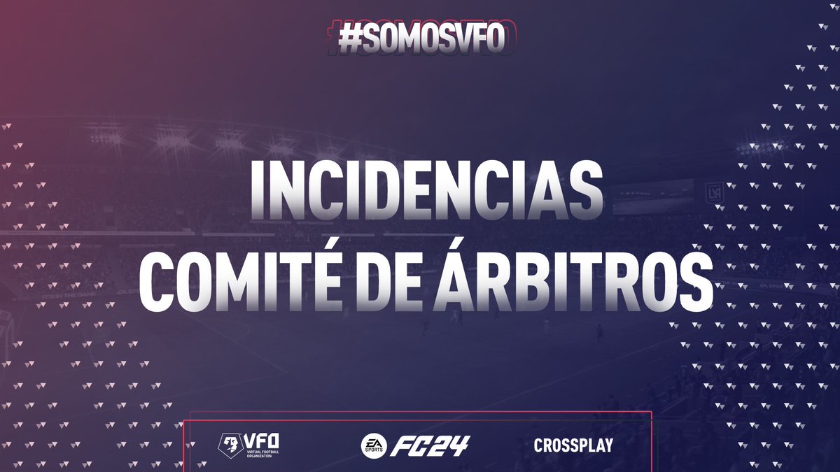 VFO España (@vfospain) on Twitter photo El Comité de Árbitros atenderá todo aquello relacionado con incidencias en partidos, reportes y sanciones únicamente desde estos correos:
📩arbitros@vfospain.com / arbitros.vfo@gmail.com
Recordad la plantilla obligatoria por normativa:
💻vfospain.com/crossplay/noti… El Comité de Árbitros atenderá todo aquello relacionado con incidencias en partidos, reportes y sanciones únicamente desde estos correos:
📩arbitros@vfospain.com / arbitros.vfo@gmail.com
Recordad la plantilla obligatoria por normativa:
💻vfospain.com/crossplay/noti…