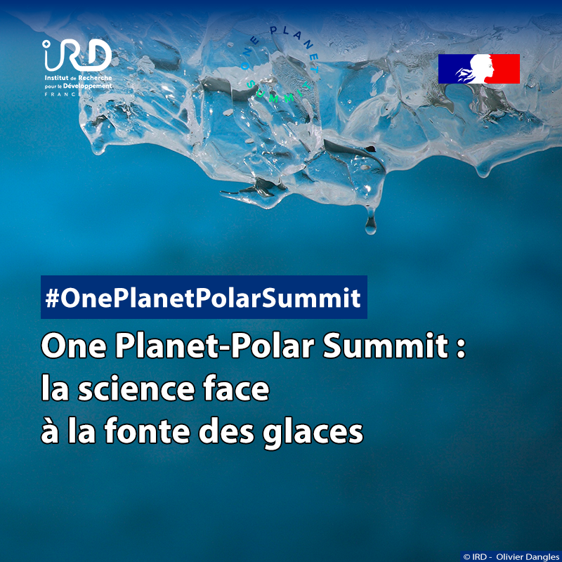 ird_fr's tweet photo. ❄️L'#IRD participe au #OnePlanetPolarSummit, ce 1er sommet international consacré aux #glaciers &amp; aux #pôles du 8 au 10/11 à Paris.

🗣️ L'IRD, avec ses partenaires, appuie la science face à la fonte des #glaces dans les échanges officiels.

🔗https://t.co/x5U1oFYYAU #cryosphere https://t.co/79y8ugEXw3