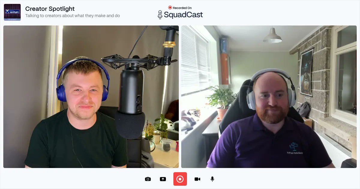 creatorspotpod's tweet photo. NEW EPISODE and SERIES: The @creatorspotpod is back for Season 3 and this time, @alexlowe30 spoke to James Regler, otherwise known as @JimtheITguy!

They spoke about how he started his business, Influx Solutions and a lot of chat about Ubiquiti, TP-Link and advice for people getting started into making videos.

Proudly recorded using @SquadCastFM and hosted with @CastosHQ

Episode Link: https://t.co/2wBv9tFZMI
Apple Podcasts: https://t.co/vJXse9xgRD
Watch on YouTube: https://t.co/ftiJ4ALmQY

#Ubiquiti #Podcast #CreatorSpotlightPodcast

The @creatorspotpod is a production from @the_interface_