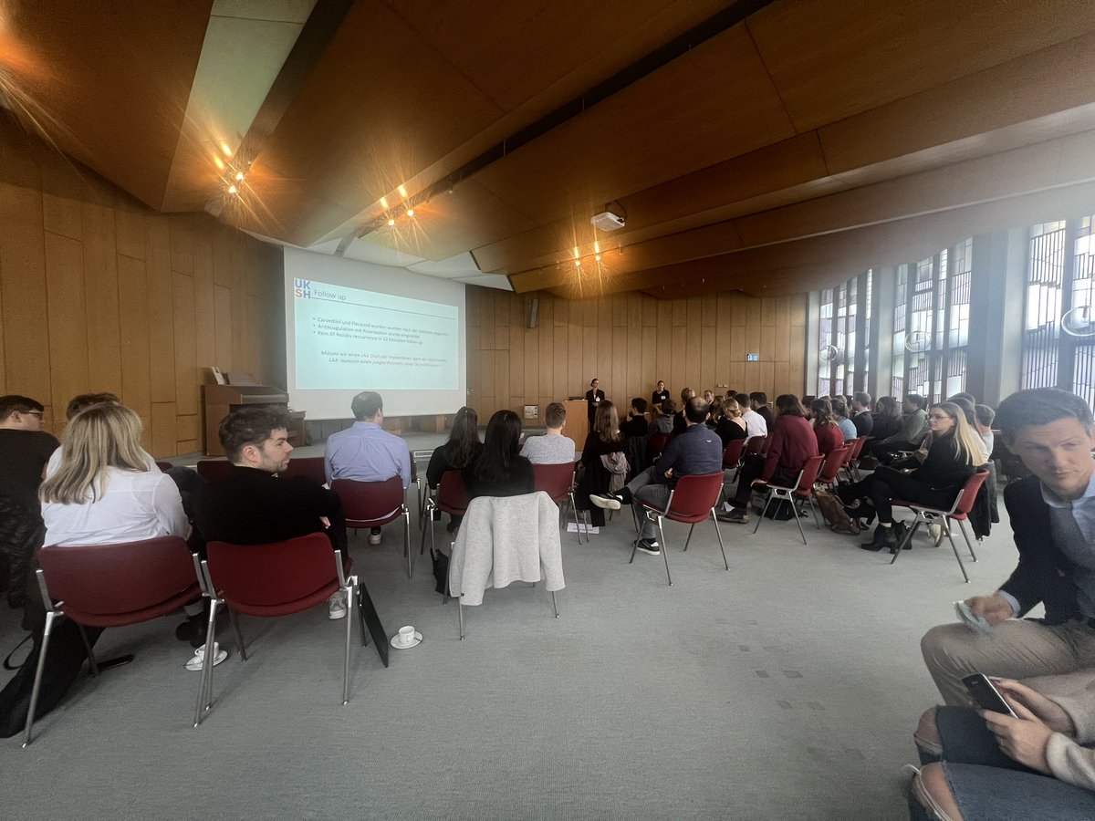 Great discussion about clinical cases at the <a href="/YoungDgk/">Young DGK</a> Autumn school at <a href="/UHZ_UNIFreiburg/">UHZ Freiburg - Bad Krozingen</a> Pleasure to host the future of cardiology here in Bad Krozingen and good to see so many young cardiologists.