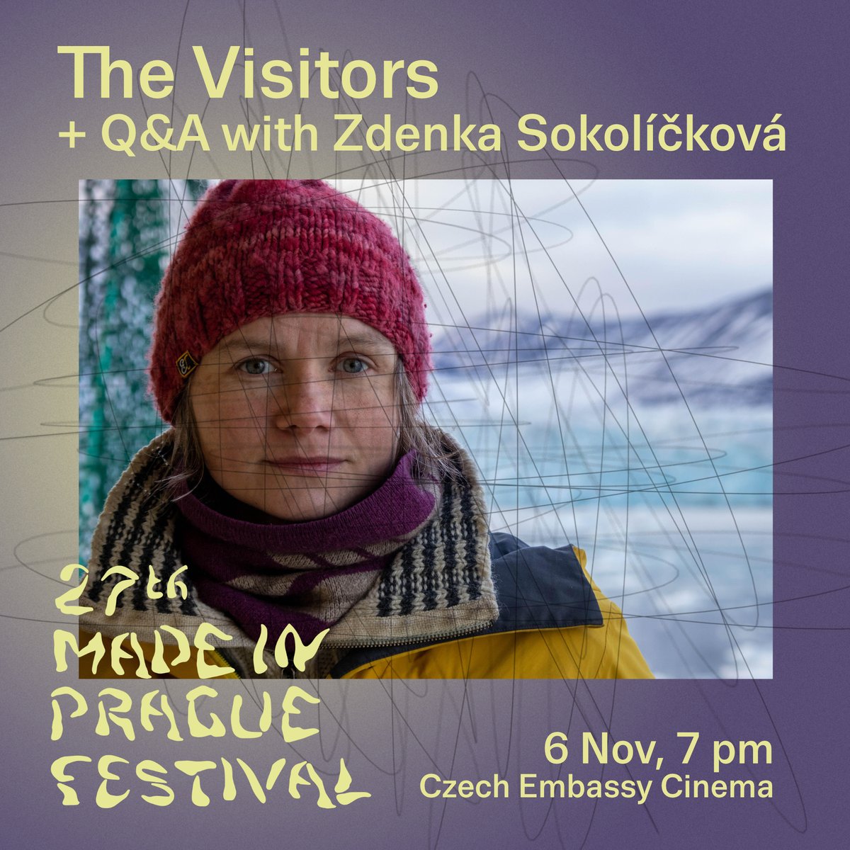 TONIGHT👇 Join us at the Czech Embassy cinema from 7pm for the screening of THE VISITORS, a beautifully shot portrait of the (vanishing) Arctic❄️ + Q&A with social anthropologist @ZdenkaSokolka! Tickets: bit.ly/TheVisitors_Ma… #Documentary #ClimateCrisis #MadeInPragueFestival