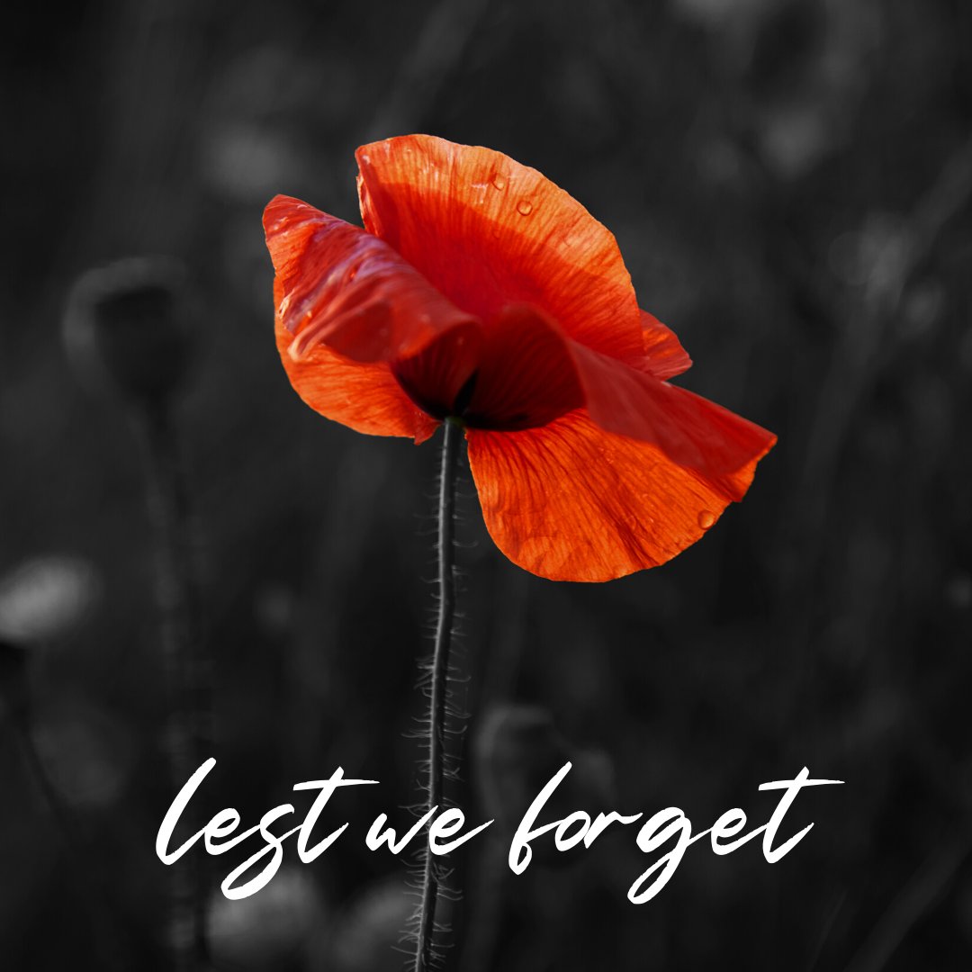 On this Remembrance Day, we honour those who made the ultimate sacrifice for our country.

Lest we forget ❤️

#RemembranceSunday #lestweforget #remember