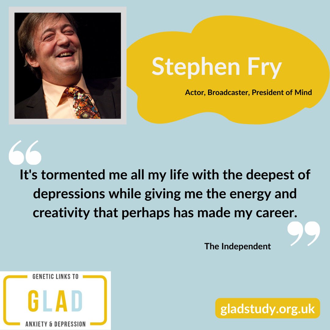 GLADStudy's tweet photo. Everyone faces their own battles. Here are a few famous faces helping break the stigma by sharing their mental health difficulties

If you have experienced anxiety and/or depression, please visit https://t.co/OSYePlf6PU https://t.co/u22DL3GfV8
