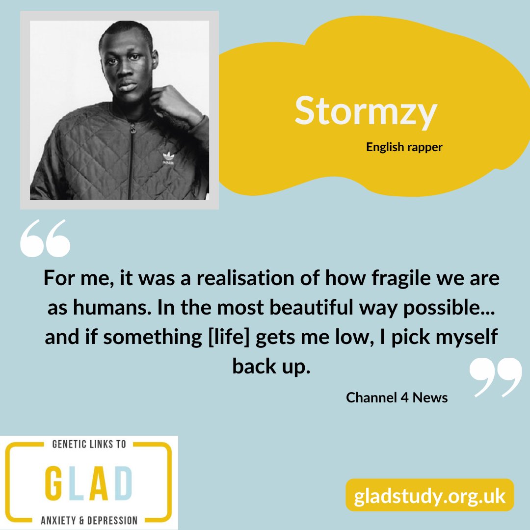 Everyone faces their own battles. Here are a few famous faces helping break the stigma by sharing their mental health difficulties

If you have experienced anxiety and/or depression, please visit gladstudy.org.uk