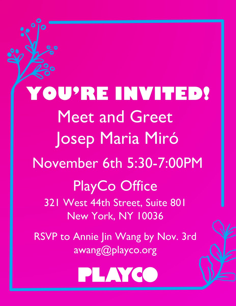 If in #NewYork and willing to meet @josepmariamiro, one of the more successful Catalan playwriters, join this meeting organized by @playcompany! You can read more about Josep Maria's residency in New York City here: llull.cat/english/actual… cc @IRLlull_NewYork @Catalonia_US