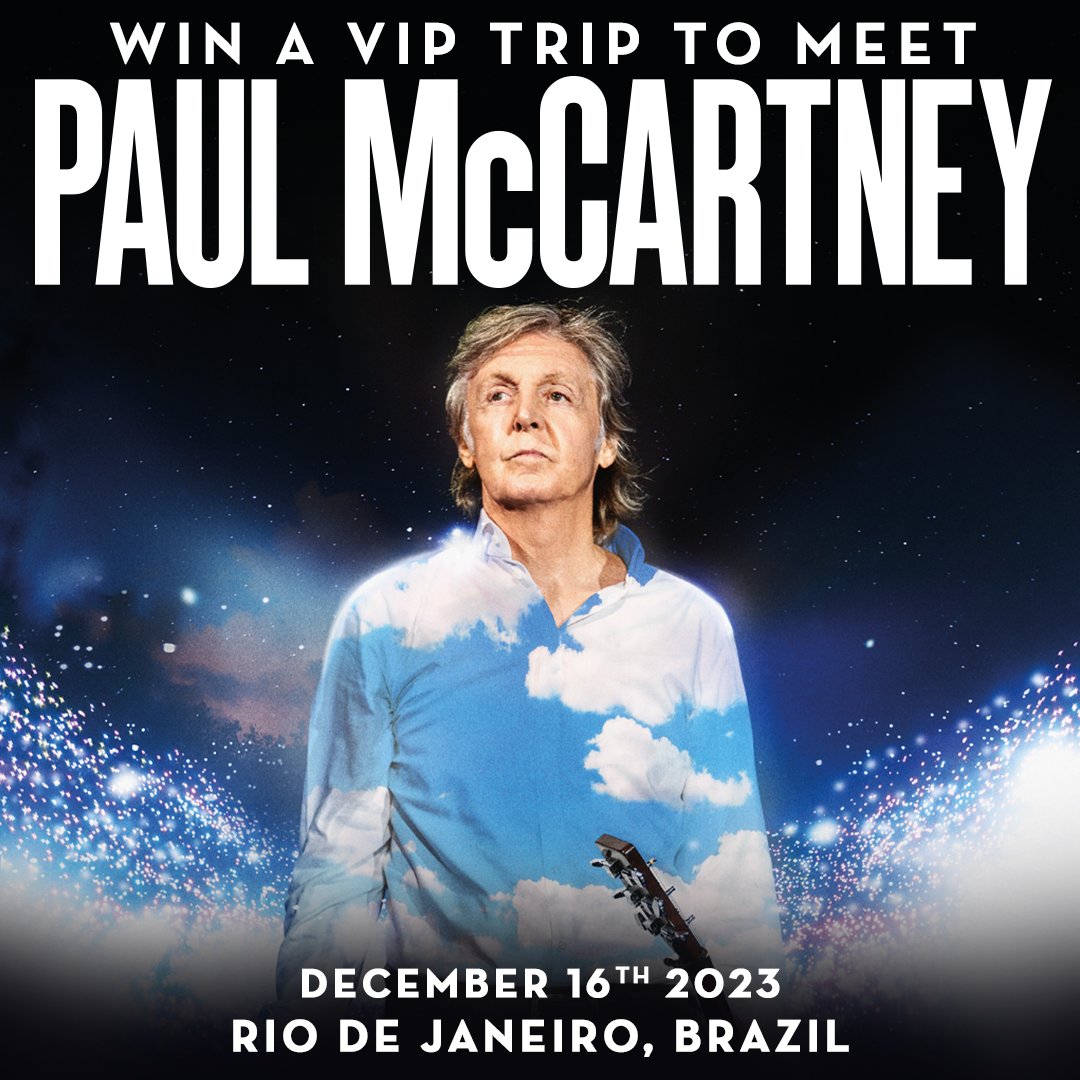🎸Meat Free Monday co-founder @PaulMcCartney is offering one fan and a friend the chance to join him on tour in Rio de Janeiro, Brazil🇧🇷. And the best part is that every entry supports #MeatFreeMonday! 🌱🌎 Enter at GotBackVIP.com