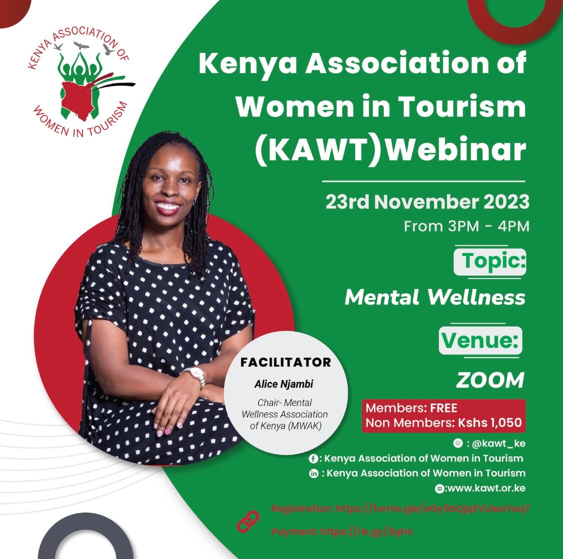 conscioustalks's tweet image. Save the date: 

📌 -23rd Nov 2023
🕛 3 to 4pm

Ladies come and let's have a conversation on #mentalwellness.

 I promise you an hour of light,impactful and insightful talk. 

You can't afford to miss this......brought to you by #KAWT.