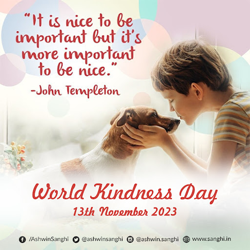 Spread kindness to make our world brighter. Take a moment today (and every day) to do something kind for someone. #WorldKindnessDay